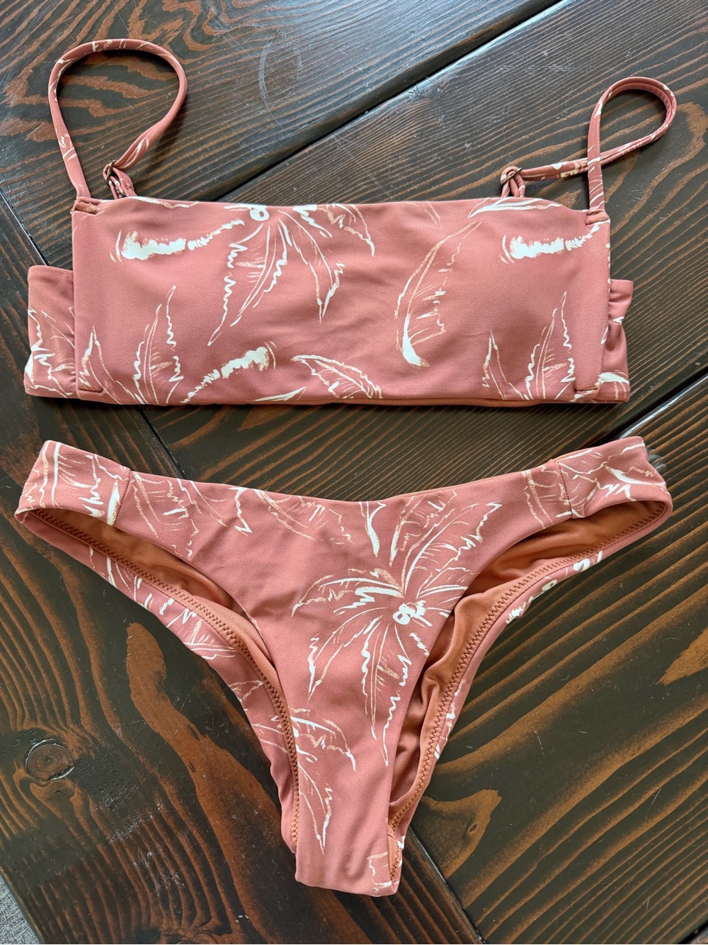 O'Neill Palm Print Bikini Set